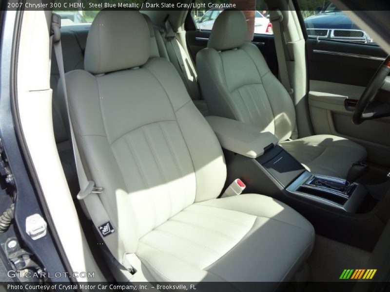 Steel Blue Metallic / Dark Slate Gray/Light Graystone 2007 Chrysler 300 C HEMI