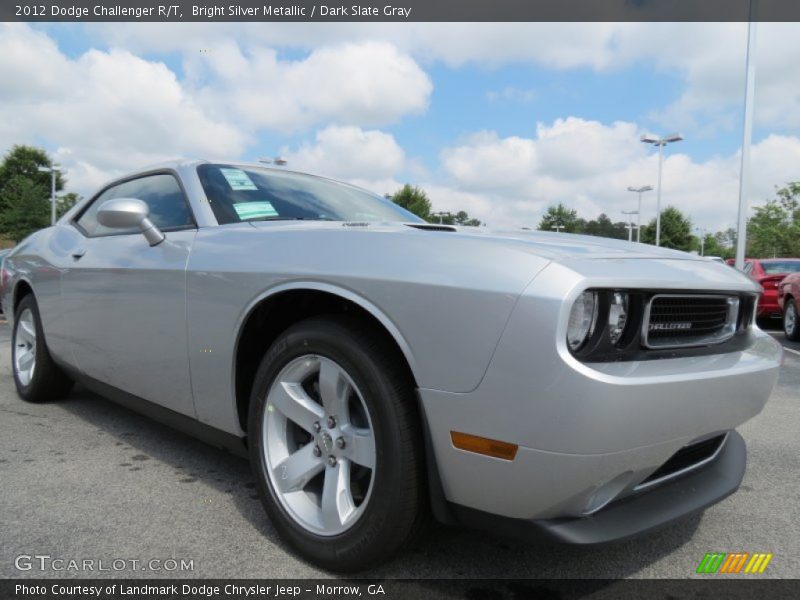 Bright Silver Metallic / Dark Slate Gray 2012 Dodge Challenger R/T