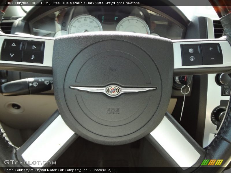 Steel Blue Metallic / Dark Slate Gray/Light Graystone 2007 Chrysler 300 C HEMI