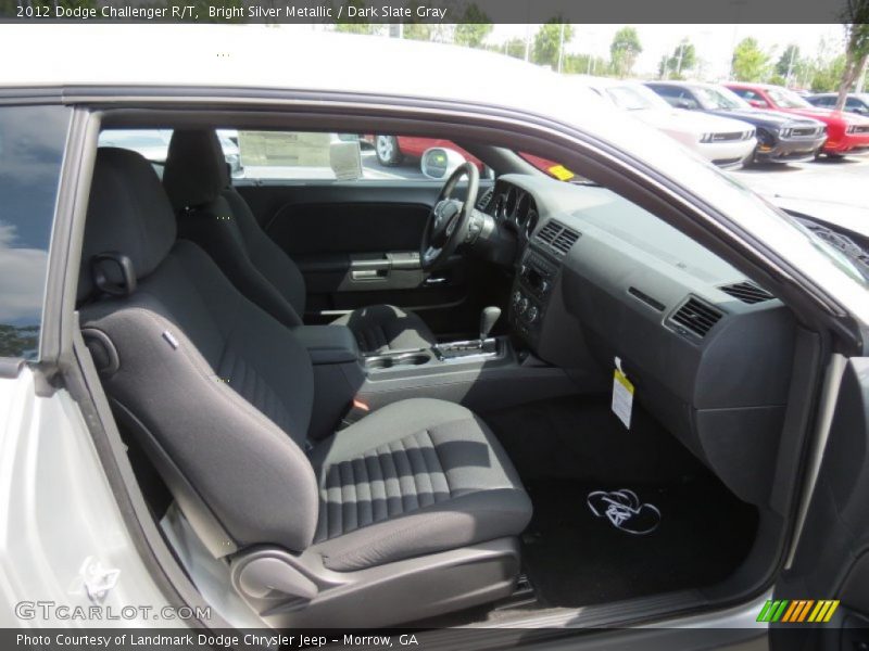 Bright Silver Metallic / Dark Slate Gray 2012 Dodge Challenger R/T