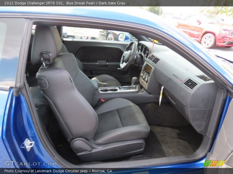 Blue Streak Pearl / Dark Slate Gray 2012 Dodge Challenger SRT8 392