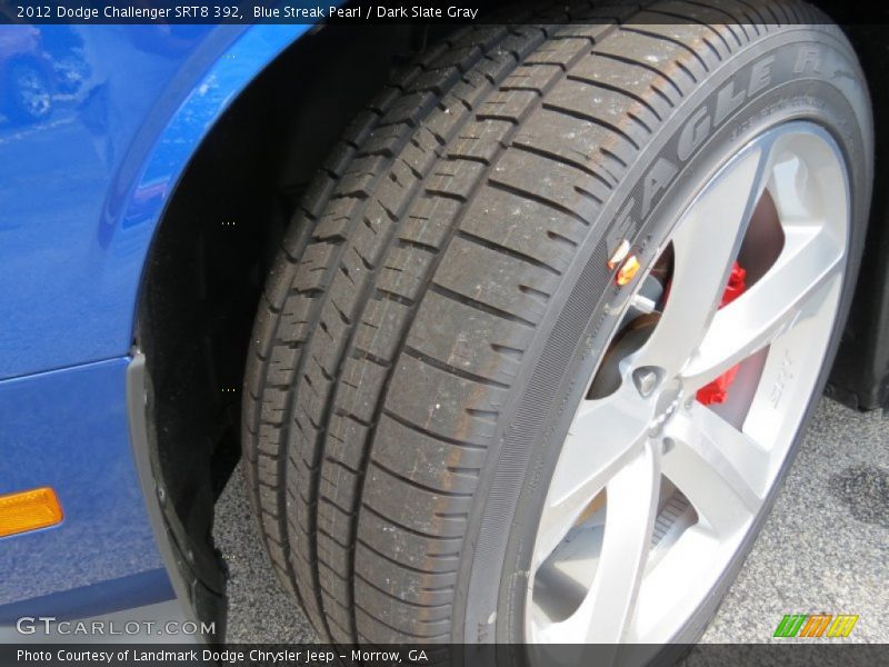 Blue Streak Pearl / Dark Slate Gray 2012 Dodge Challenger SRT8 392