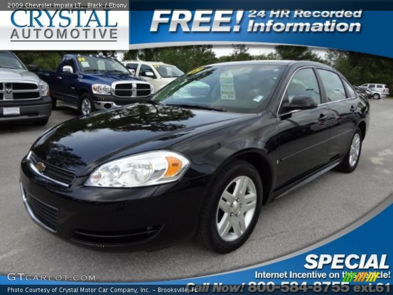 Black / Ebony 2009 Chevrolet Impala LT