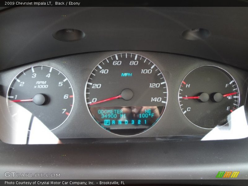 Black / Ebony 2009 Chevrolet Impala LT