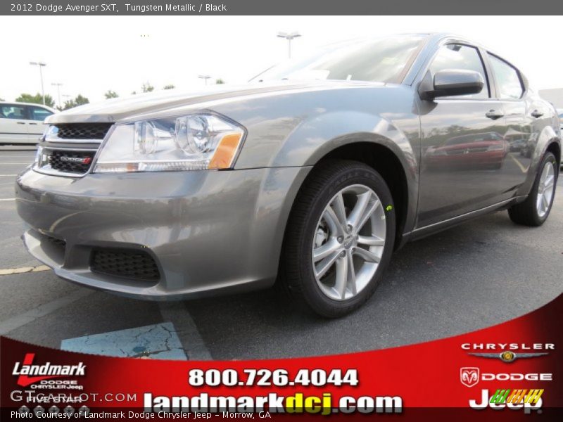 Tungsten Metallic / Black 2012 Dodge Avenger SXT