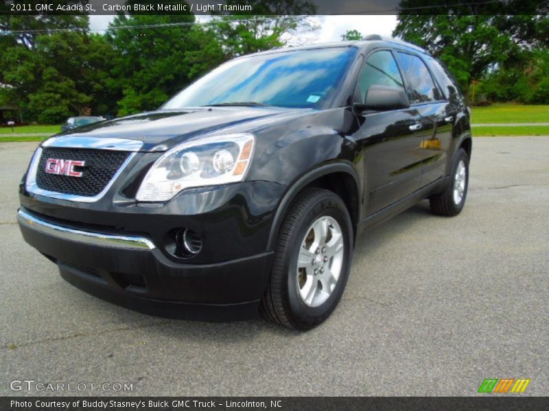 Carbon Black Metallic / Light Titanium 2011 GMC Acadia SL