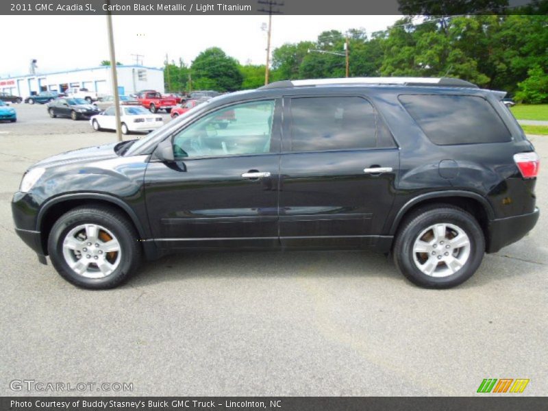 Carbon Black Metallic / Light Titanium 2011 GMC Acadia SL