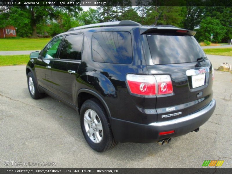 Carbon Black Metallic / Light Titanium 2011 GMC Acadia SL