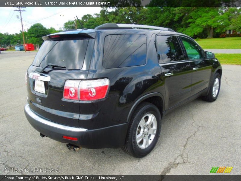 Carbon Black Metallic / Light Titanium 2011 GMC Acadia SL
