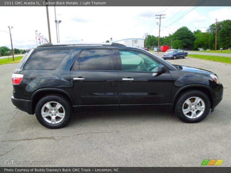 Carbon Black Metallic / Light Titanium 2011 GMC Acadia SL