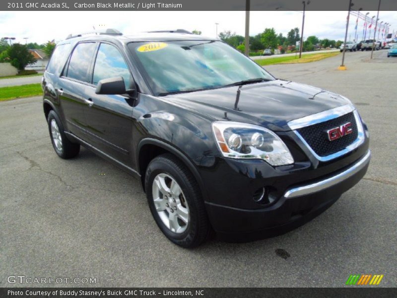 Carbon Black Metallic / Light Titanium 2011 GMC Acadia SL