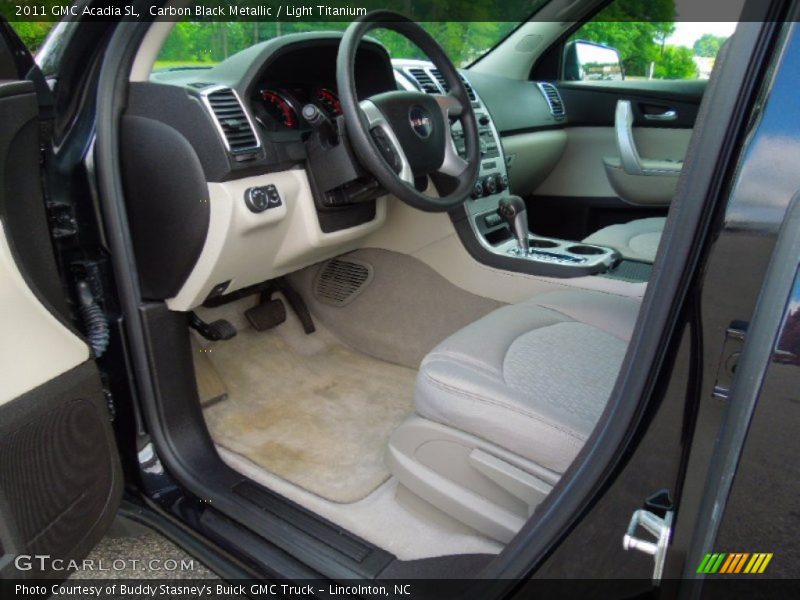 Carbon Black Metallic / Light Titanium 2011 GMC Acadia SL