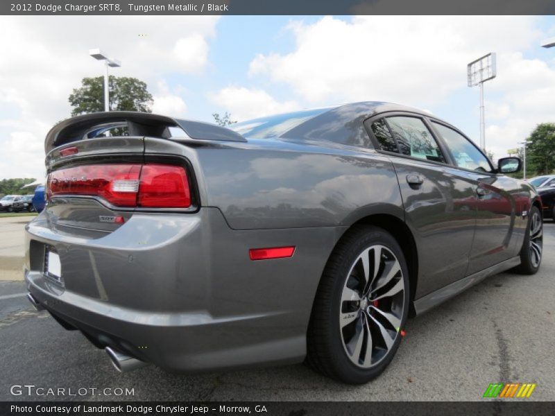 Tungsten Metallic / Black 2012 Dodge Charger SRT8