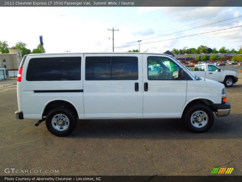 Summit White / Neutral 2011 Chevrolet Express LT 3500 Passenger Van