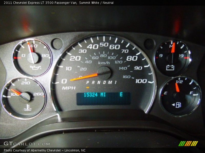 Summit White / Neutral 2011 Chevrolet Express LT 3500 Passenger Van