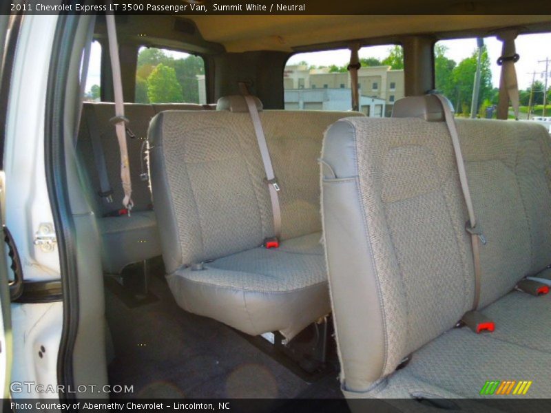 Summit White / Neutral 2011 Chevrolet Express LT 3500 Passenger Van