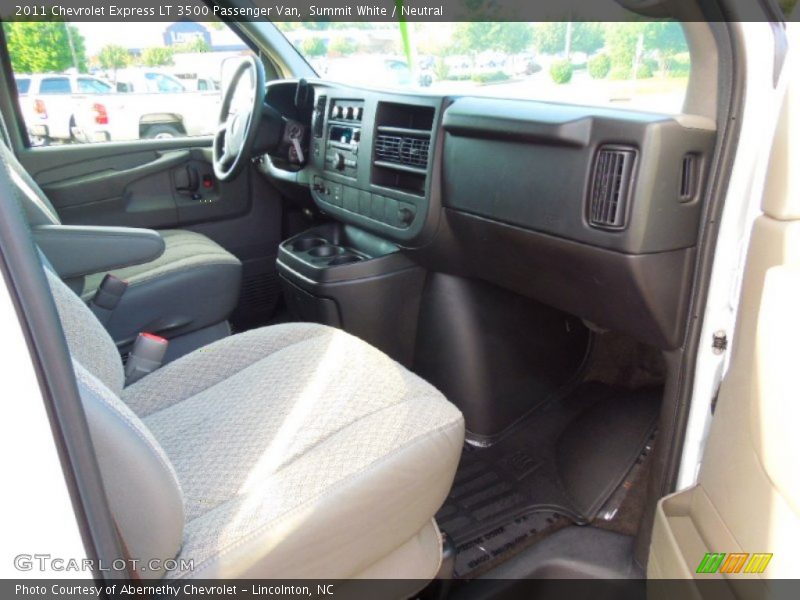 Summit White / Neutral 2011 Chevrolet Express LT 3500 Passenger Van