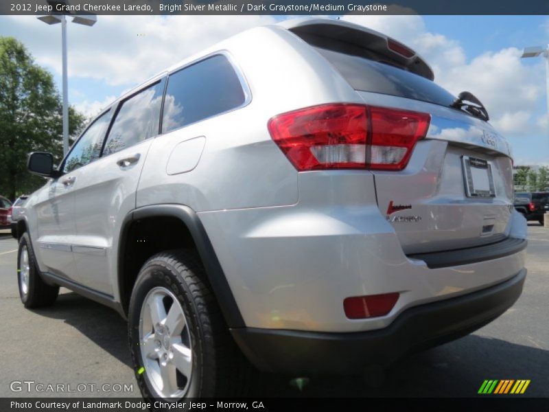 Bright Silver Metallic / Dark Graystone/Medium Graystone 2012 Jeep Grand Cherokee Laredo