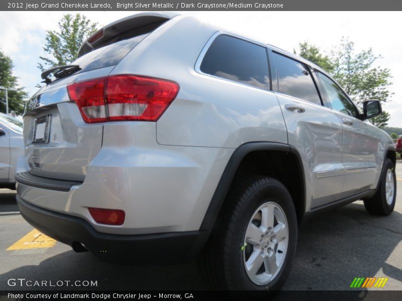 Bright Silver Metallic / Dark Graystone/Medium Graystone 2012 Jeep Grand Cherokee Laredo
