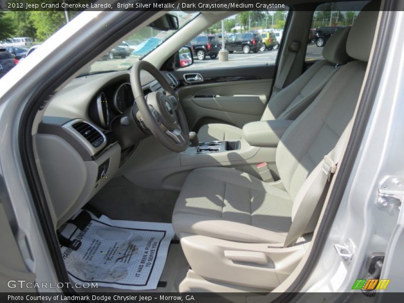 Bright Silver Metallic / Dark Graystone/Medium Graystone 2012 Jeep Grand Cherokee Laredo