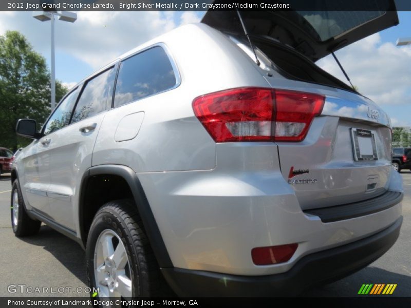 Bright Silver Metallic / Dark Graystone/Medium Graystone 2012 Jeep Grand Cherokee Laredo