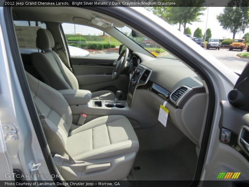 Bright Silver Metallic / Dark Graystone/Medium Graystone 2012 Jeep Grand Cherokee Laredo