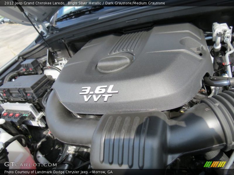 Bright Silver Metallic / Dark Graystone/Medium Graystone 2012 Jeep Grand Cherokee Laredo