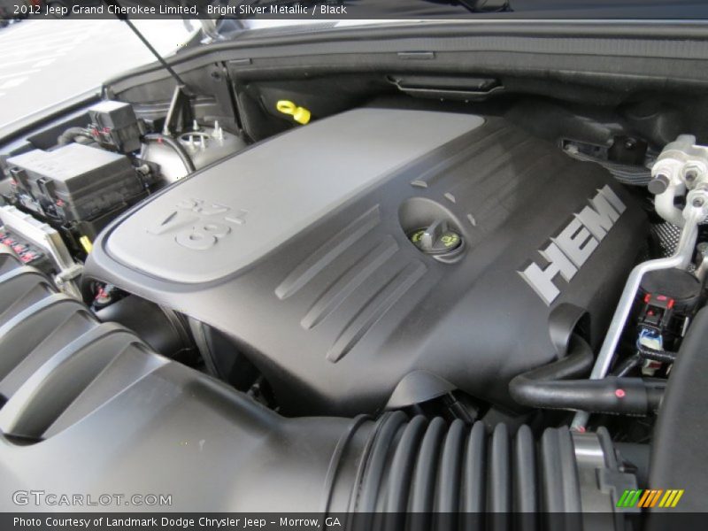 Bright Silver Metallic / Black 2012 Jeep Grand Cherokee Limited