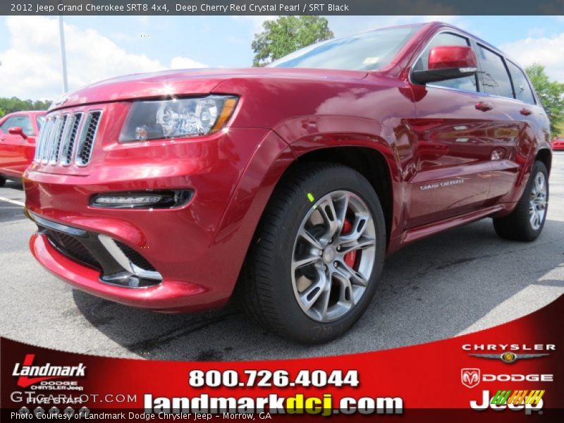 Deep Cherry Red Crystal Pearl / SRT Black 2012 Jeep Grand Cherokee SRT8 4x4