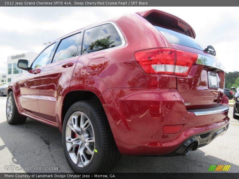 Deep Cherry Red Crystal Pearl / SRT Black 2012 Jeep Grand Cherokee SRT8 4x4