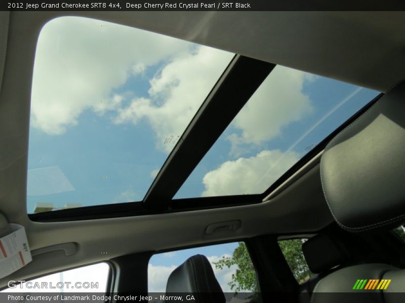 Sunroof of 2012 Grand Cherokee SRT8 4x4