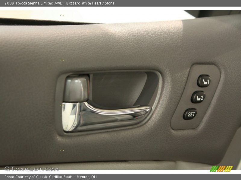 Blizzard White Pearl / Stone 2009 Toyota Sienna Limited AWD