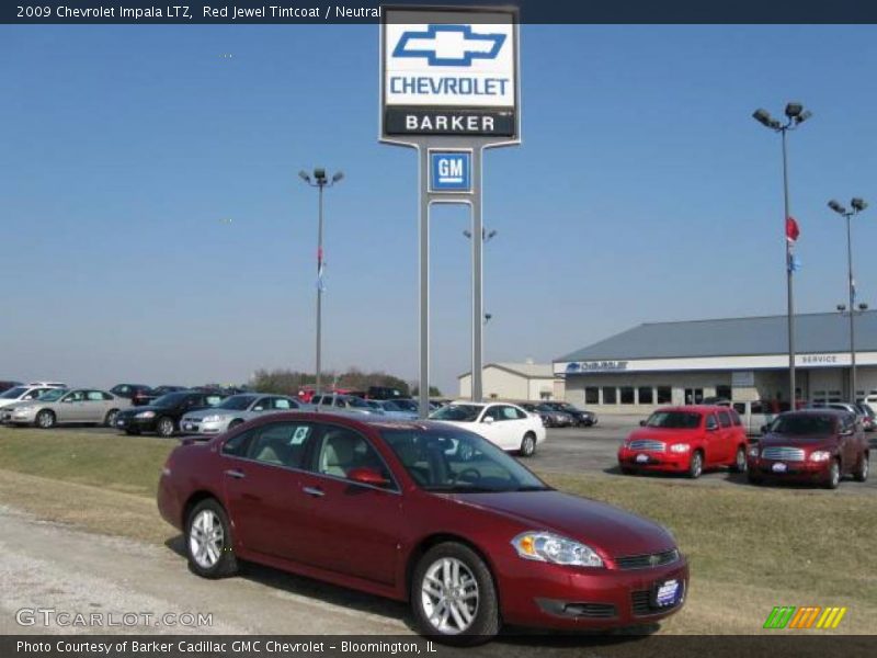 Red Jewel Tintcoat / Neutral 2009 Chevrolet Impala LTZ