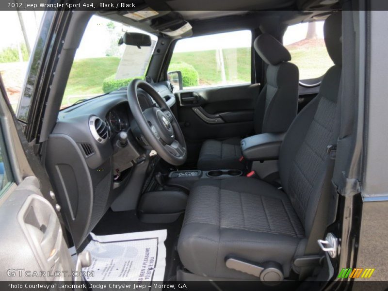 Black / Black 2012 Jeep Wrangler Sport 4x4
