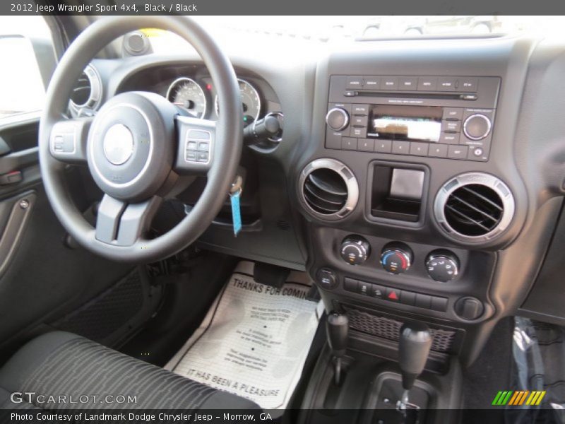Black / Black 2012 Jeep Wrangler Sport 4x4