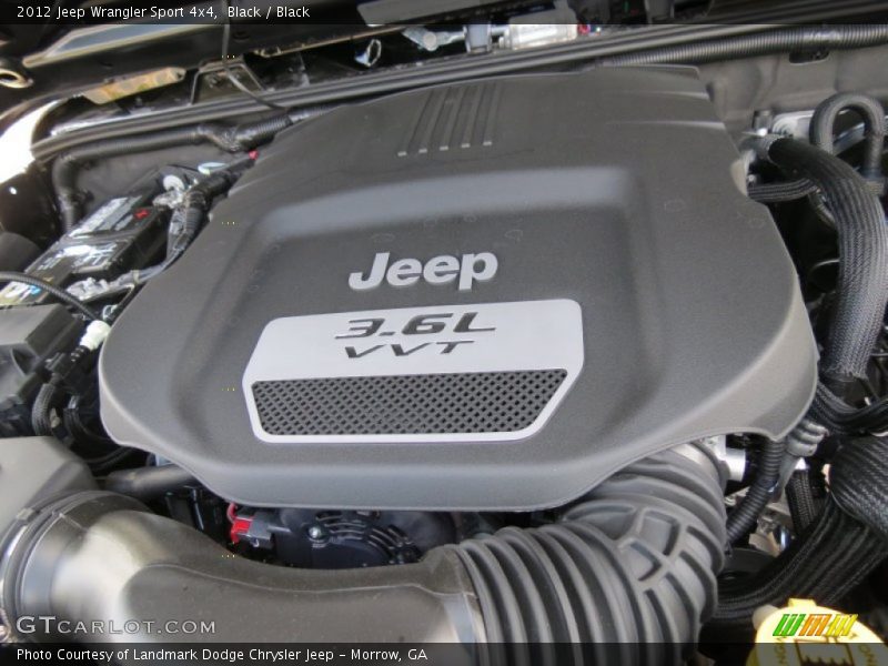 Black / Black 2012 Jeep Wrangler Sport 4x4