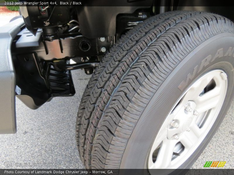 Black / Black 2012 Jeep Wrangler Sport 4x4