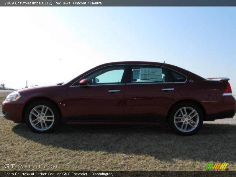 Red Jewel Tintcoat / Neutral 2009 Chevrolet Impala LTZ