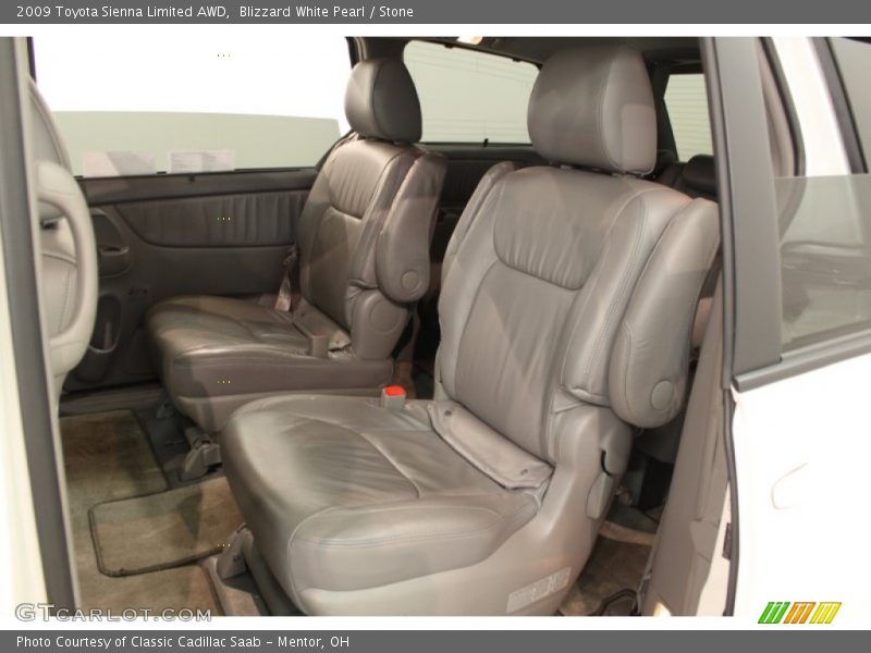 Blizzard White Pearl / Stone 2009 Toyota Sienna Limited AWD