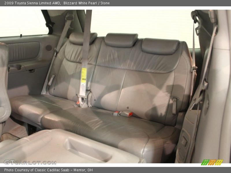 Blizzard White Pearl / Stone 2009 Toyota Sienna Limited AWD
