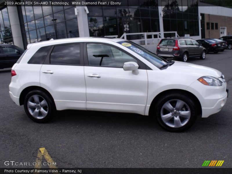 White Diamond Pearl / Ebony 2009 Acura RDX SH-AWD Technology