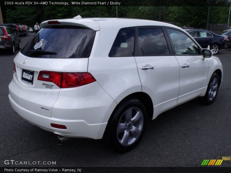 White Diamond Pearl / Ebony 2009 Acura RDX SH-AWD Technology