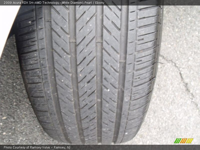 White Diamond Pearl / Ebony 2009 Acura RDX SH-AWD Technology