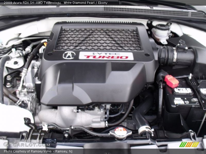 White Diamond Pearl / Ebony 2009 Acura RDX SH-AWD Technology