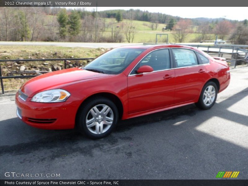 Victory Red / Ebony 2012 Chevrolet Impala LT