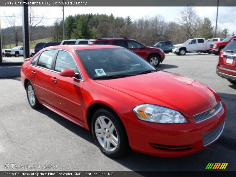 Victory Red / Ebony 2012 Chevrolet Impala LT