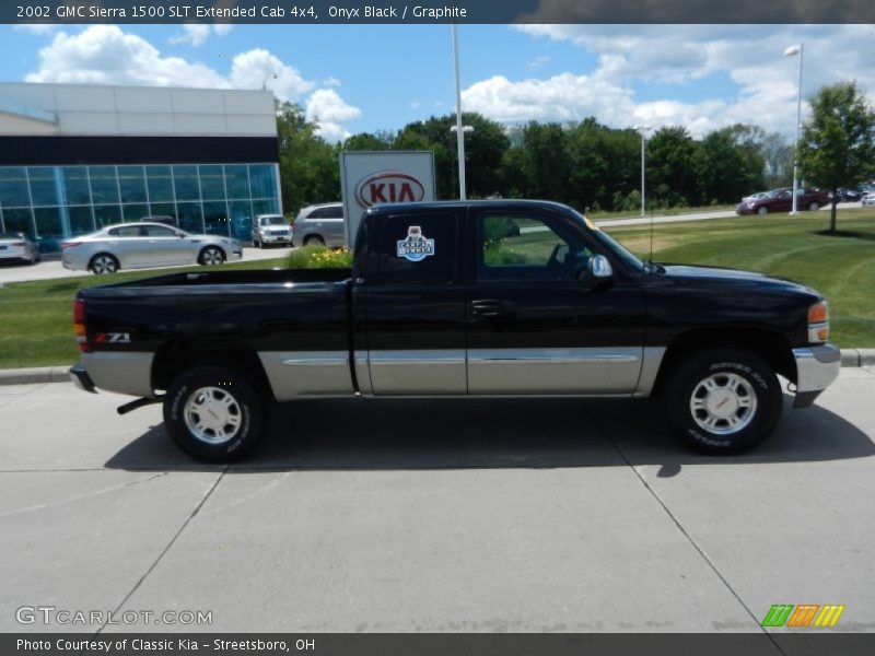 Onyx Black / Graphite 2002 GMC Sierra 1500 SLT Extended Cab 4x4