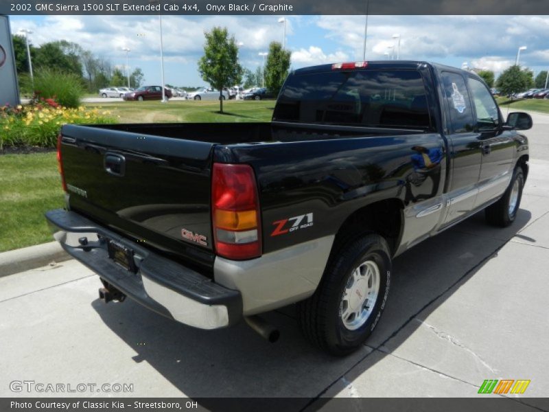 Onyx Black / Graphite 2002 GMC Sierra 1500 SLT Extended Cab 4x4
