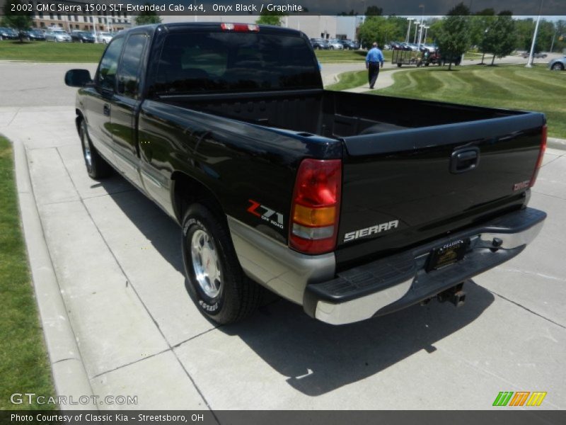 Onyx Black / Graphite 2002 GMC Sierra 1500 SLT Extended Cab 4x4