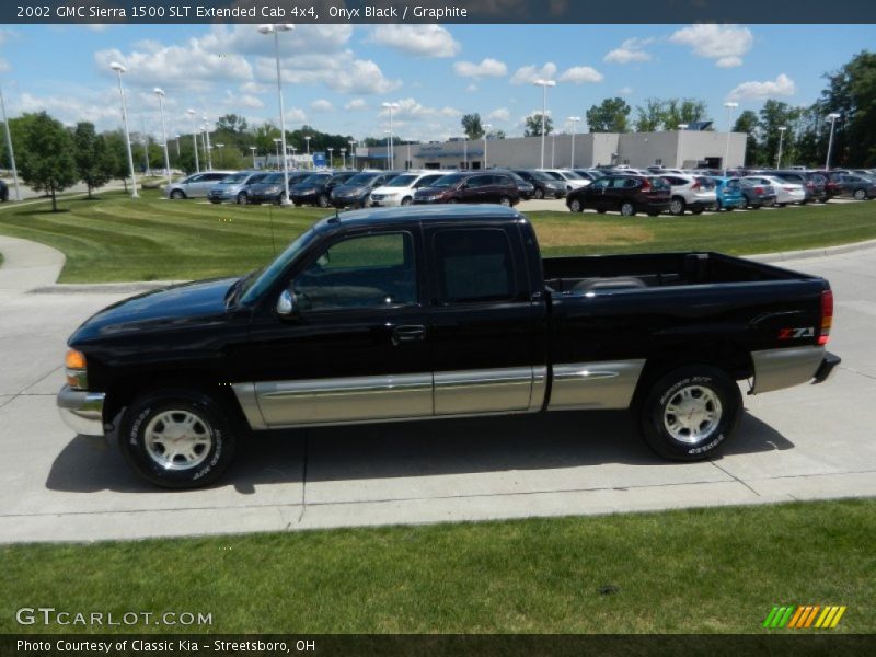 Onyx Black / Graphite 2002 GMC Sierra 1500 SLT Extended Cab 4x4